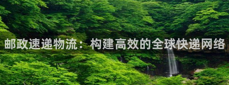 超凡国际注册条件：邮政速递物流：构建